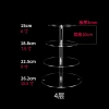 Cross-border acrylic cake stand, transparent circular dessert table, multi-layer display stand, wedding and birthday display stand Application Scenario